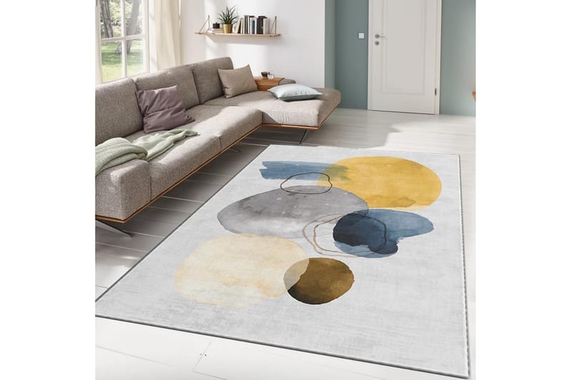 Noore Wilton-tæppe 160x230 cm Rektangulært - Flerfarvet - Tekstiler - Tæpper - Moderne tæppe - Wiltontæpper