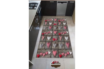 Nobunao Wilton-tæppe 60x100 cm Rektangulær - Flerfarvet - Tekstiler - Tæpper - Moderne tæppe - Wiltontæpper
