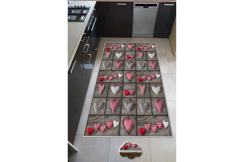 Nobunao Wilton-tæppe 60x100 cm Rektangulær - Flerfarvet - Tekstiler - Tæpper - Moderne tæppe - Wiltontæpper