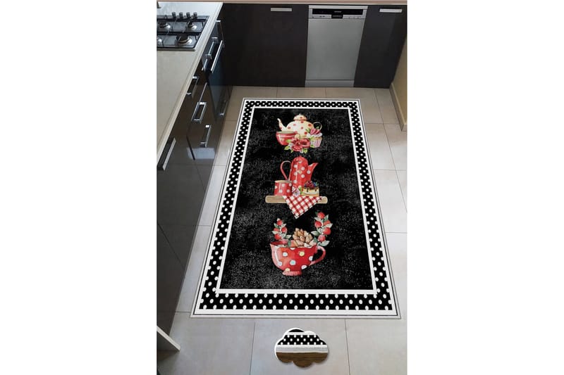 Nobutomo Wilton-tæppe 60x100 cm Rektangulær - Flerfarvet - Tekstiler - Tæpper - Moderne tæppe - Wiltontæpper