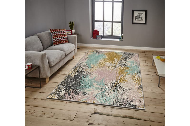 Nunki Wilton-tæppe 120x180 cm Rektangulær - Flerfarvet - Tekstiler - Tæpper - Moderne tæppe - Wiltontæpper