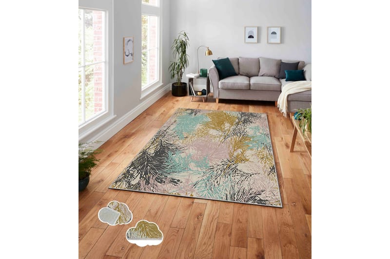 Nunki Wilton-tæppe 120x180 cm Rektangulær - Flerfarvet - Tekstiler - Tæpper - Moderne tæppe - Wiltontæpper