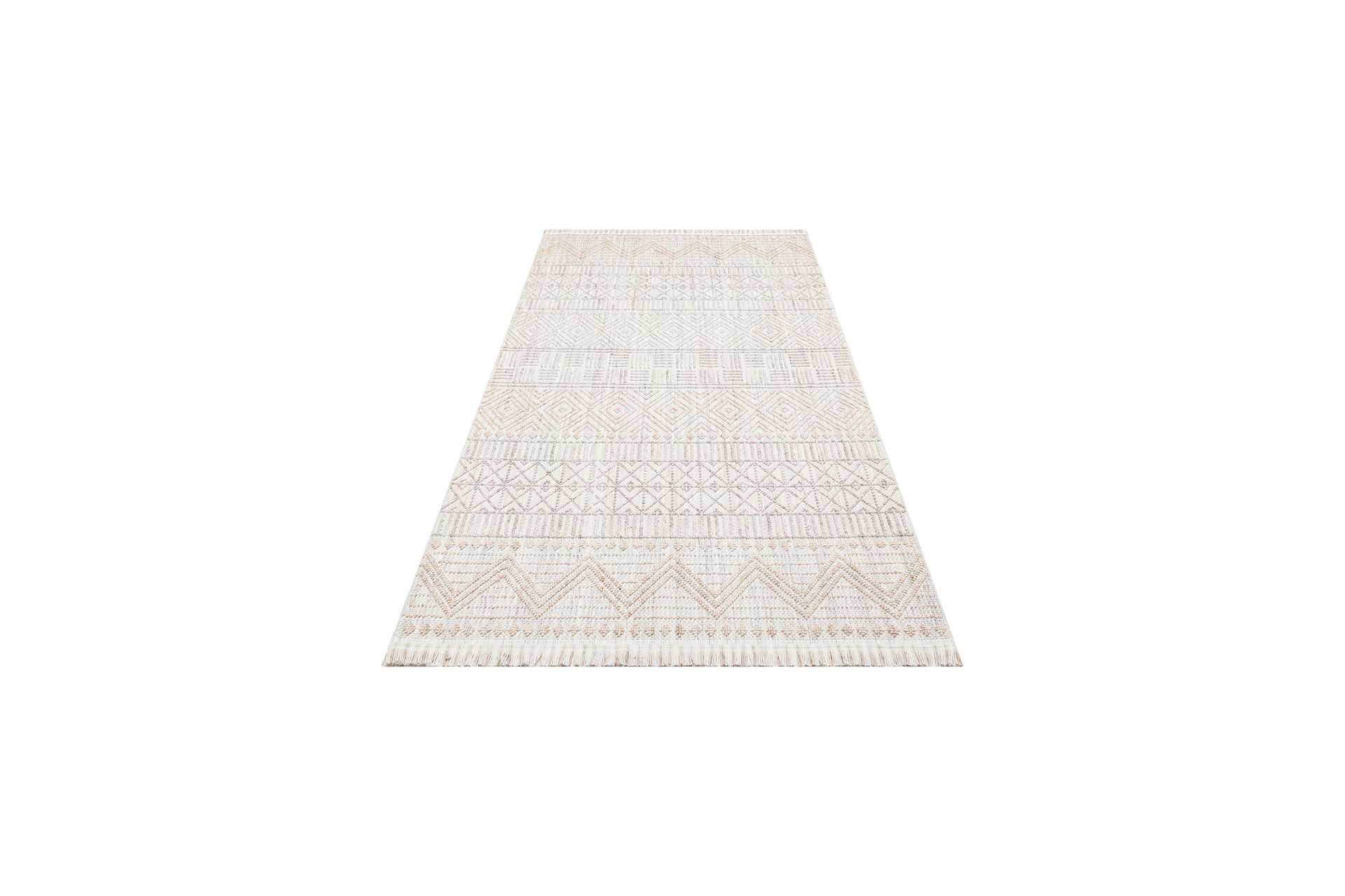 Norihide Wilton-tæppe 160x230 cm Rektangulær - Grå/Beige - Tekstiler - Tæpper - Moderne tæppe - Wiltontæpper