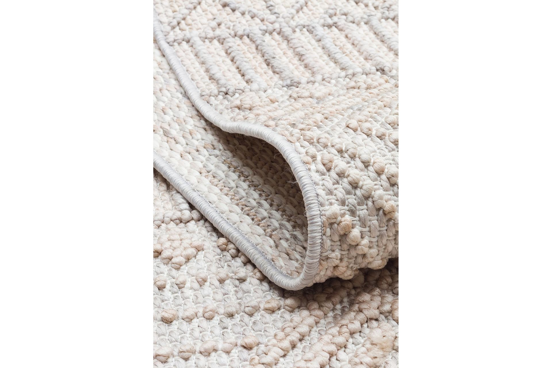 Norihide Wilton-tæppe 160x230 cm Rektangulær - Grå/Beige - Tekstiler - Tæpper - Moderne tæppe - Wiltontæpper
