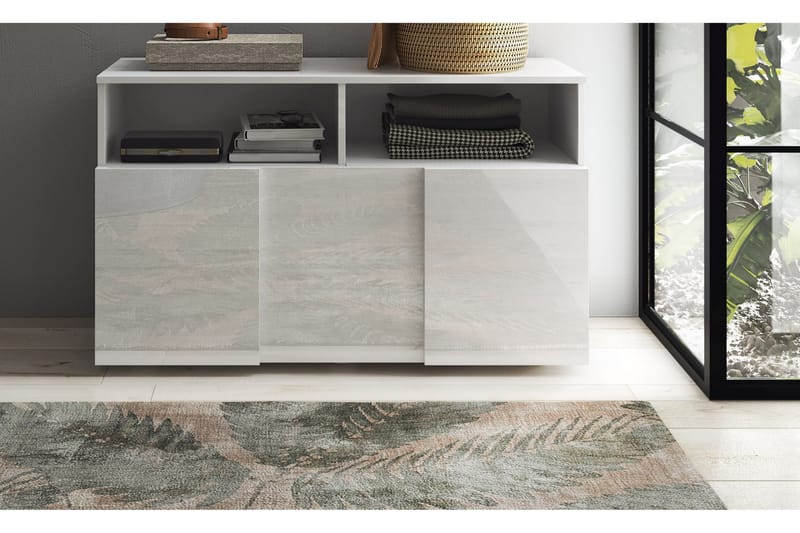 Dama Skænk 91x35 cm - Hvid - Opbevaring - Opbevaringsmøbler - Skænke & sideboards
