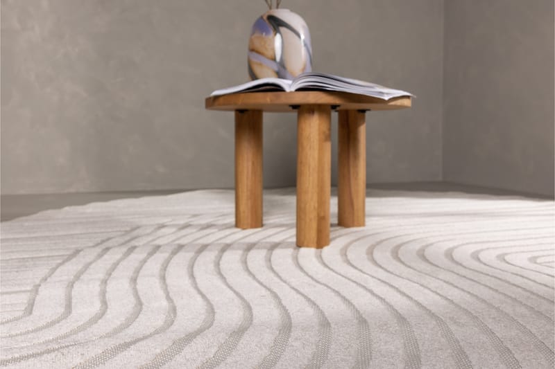 Vince Wilton tæppe 240x340 cm Oval - Hvid - Tekstiler - Tæpper - Moderne tæppe - Wiltontæpper