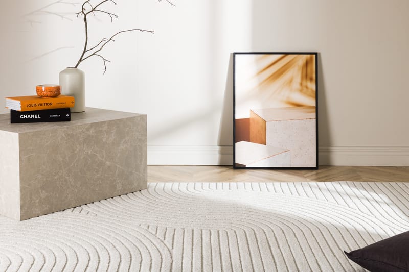 Vince Wilton tæppe 160x230 cm Rektangulær - Hvid - Tekstiler - Tæpper - Moderne tæppe - Wiltontæpper