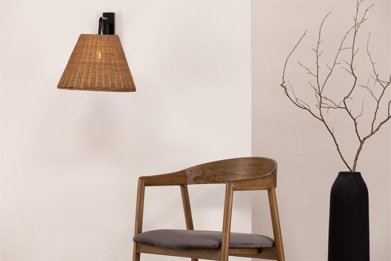 Stala Væglampe 53 cm - Træ/Natur - Belysning - Lamper & indendørsbelysning - Sengelampe - Sengelampe væg