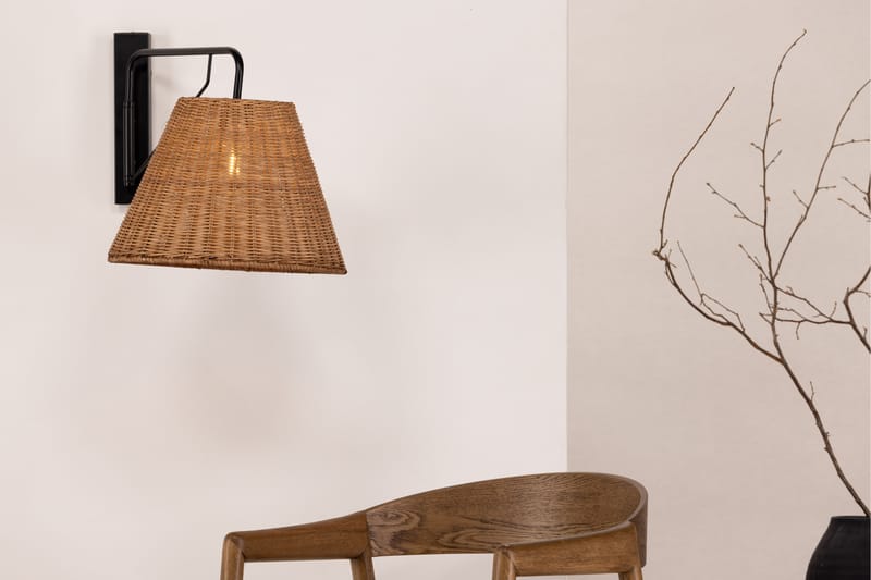 Stala Væglampe 53 cm - Træ/Natur - Belysning - Lamper & indendørsbelysning - Sengelampe - Sengelampe væg