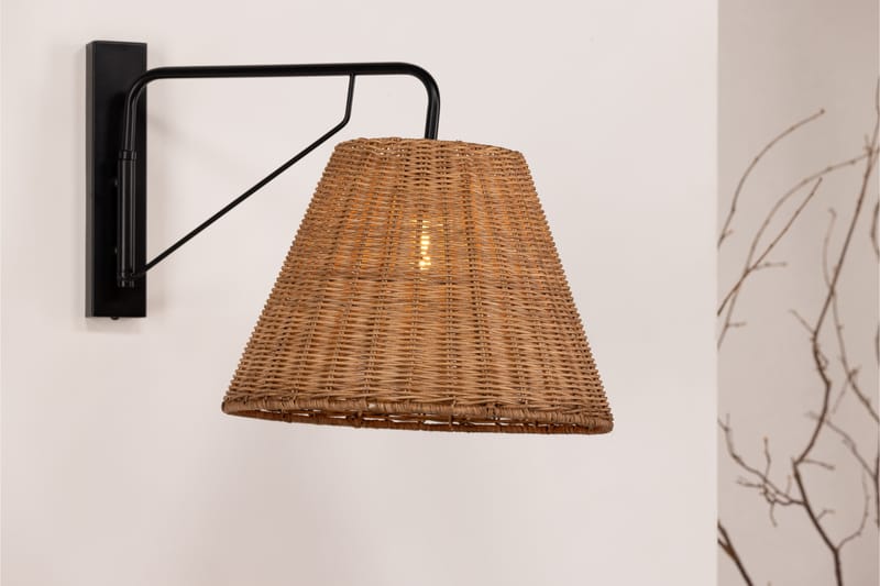 Stala Væglampe 53 cm - Træ/Natur - Belysning - Lamper & indendørsbelysning - Sengelampe - Sengelampe væg