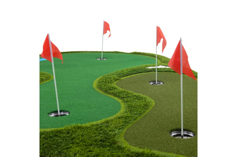 Golfmåtte Pro Dobbelt green og vandhindring 4x2 m Grøn - Lyfco - Sport & fritid - Leg & sport - Sportredskaber & sportsudstyr