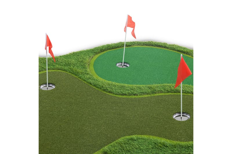 Golfmåtte Pro Dobbelt green og vandhindring 4x2 m Grøn - Lyfco - Sport & fritid - Leg & sport - Sportredskaber & sportsudstyr