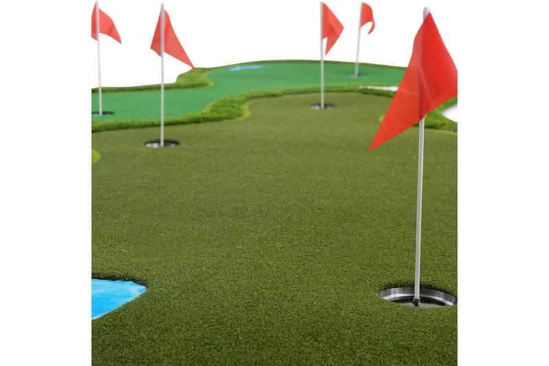 Golfmåtte Pro Dobbelt green og vandhindring 4x2 m Grøn - Lyfco - Sport & fritid - Leg & sport - Sportredskaber & sportsudstyr
