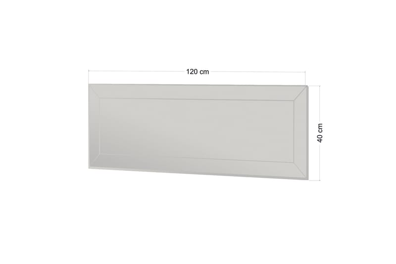 Azus Spejl 40 cm Rektangulær - Hvid - Boligtilbehør - Spejle - Vægspejl