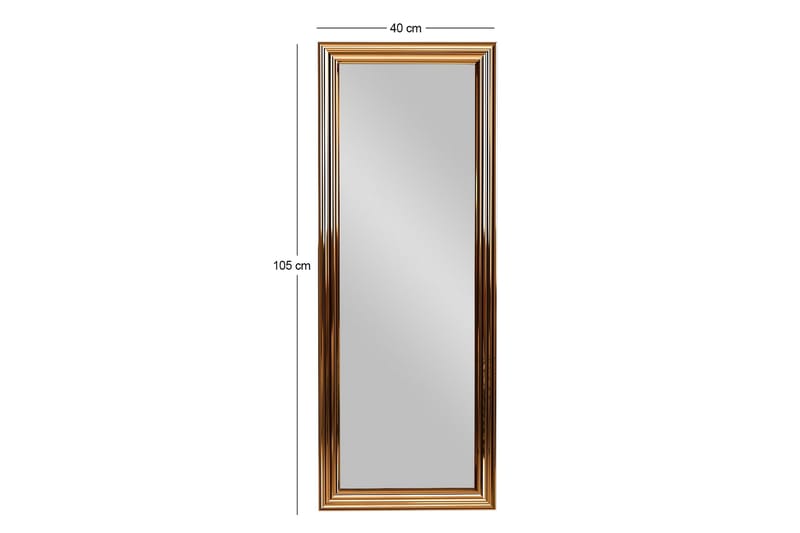 Rube Spejl 40 cm Rektangulær - Bronze - Boligtilbehør - Spejle - Vægspejl