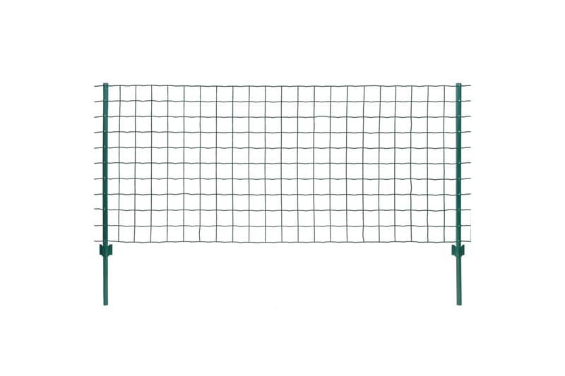 eurohegn 20 x 1,5 m stål grøn - Grøn - Hus & renovering - Indsynsbeskyttelse & indhegning - Hegn