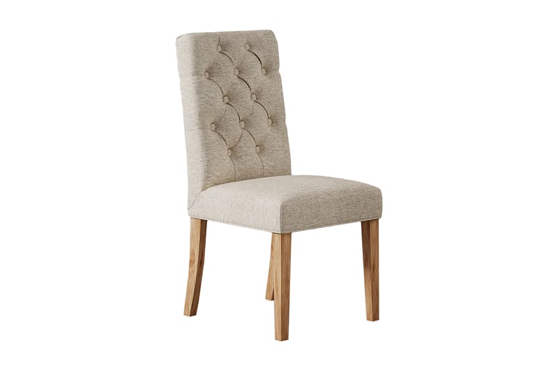 Jenny Spisebordsstol - Beige/Træ - Spisebordsstole & køkkenstole
