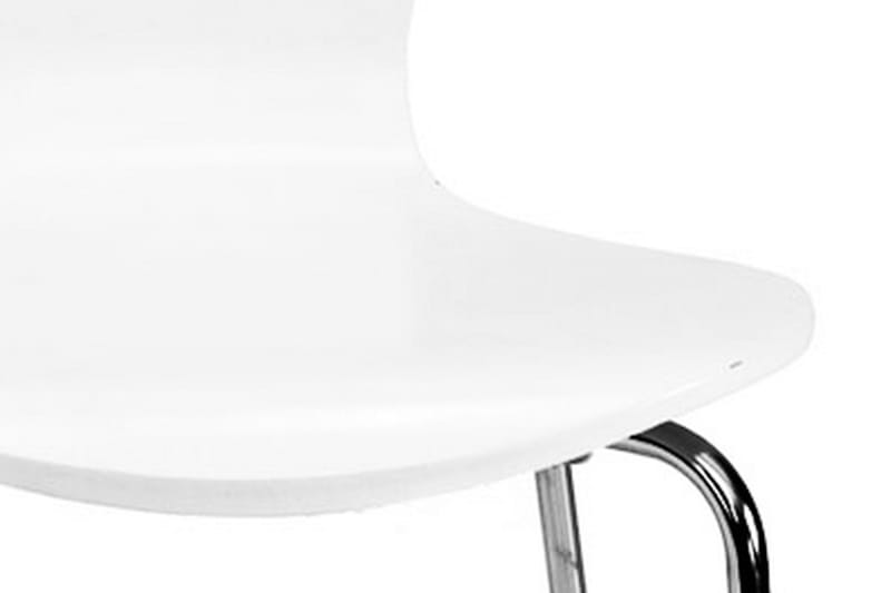 Ikeda Spisebordsstol - Hvid/Krom - Spisebordsstole & køkkenstole