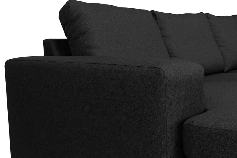 Houston U-sofa Large med Chaiselong Venstre - Mørkegrå - U Sofa
