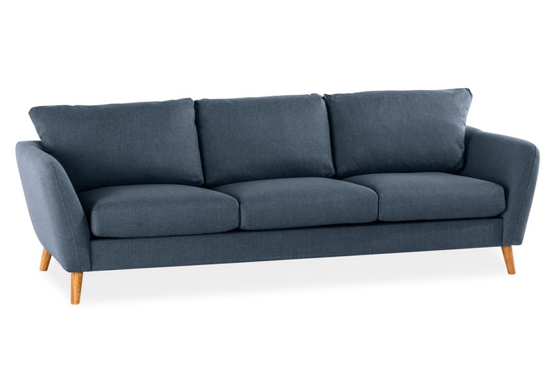 Trend 3-Pers. Sofa - Blå - 3 personers sofa