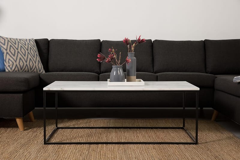 Zero U-sofa med Chaiselong Venstre - Mørkegrå - U Sofa