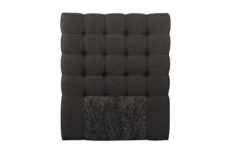 Royal sengegavl 105 cm knapper - mørkegrå - Sengegavle