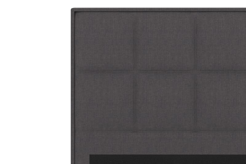 Select sengegavl 140 cm ternet - mørkegrå - Sengegavle