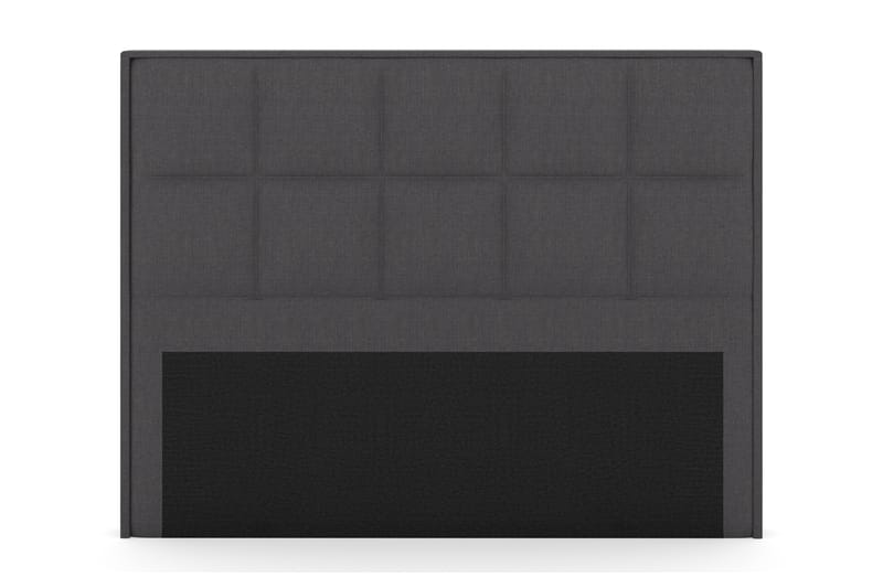 Select sengegavl 210 cm ternet - mørkegrå - Sengegavle