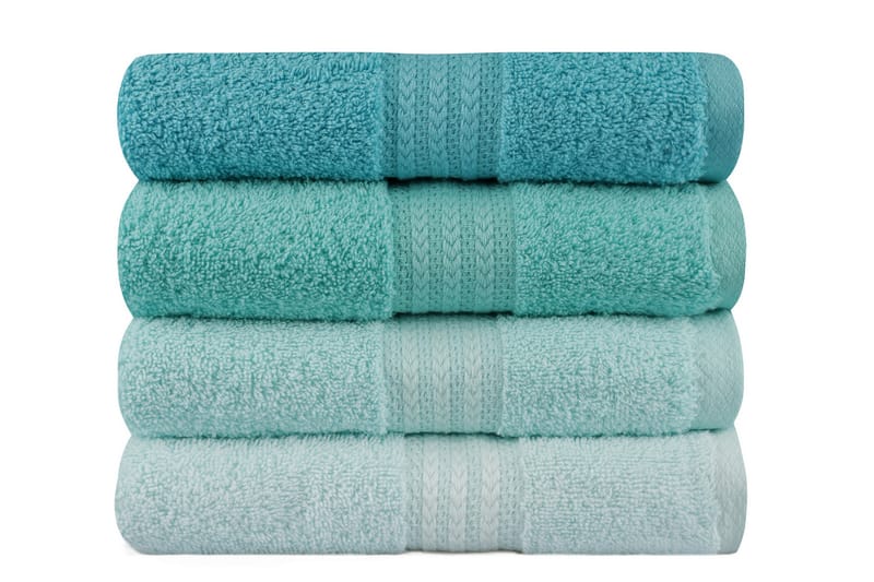 Hobby Håndklæde 50x90 cm 4-pak - Multifarvet - Håndklæder