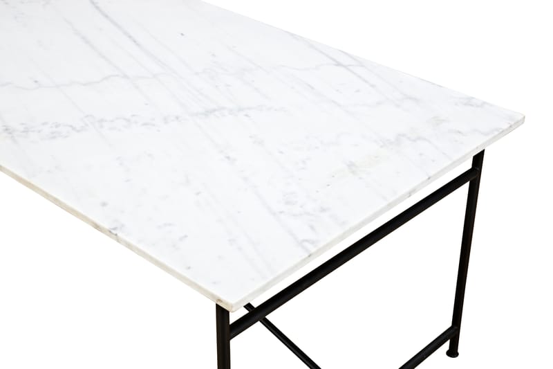 Antwerp Spisebord 200 cm Marmor - Hvid/Sort - Spisebord og køkkenbord