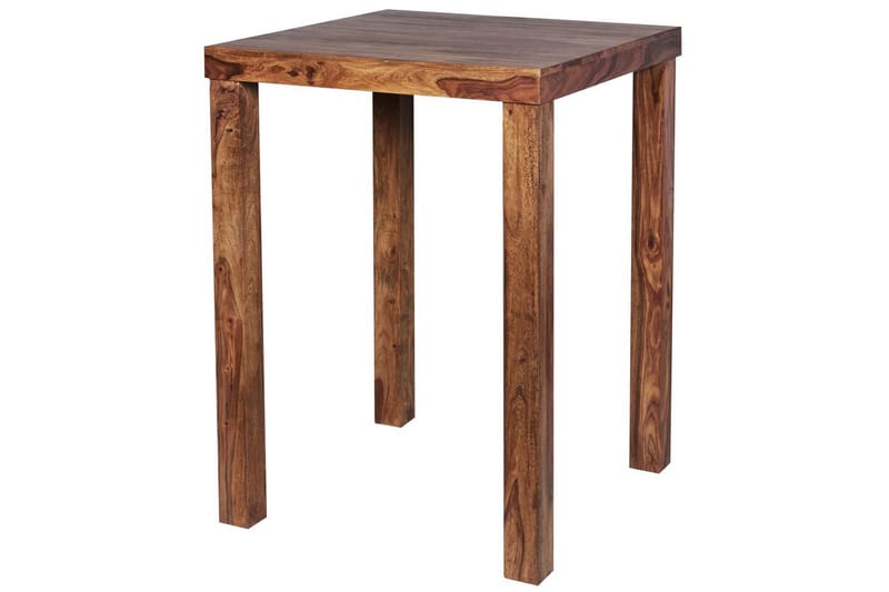Barbord Wohnling Stabilt massivt træ Sheesham 80 x 80 x 110 cm - Møbler - Borde