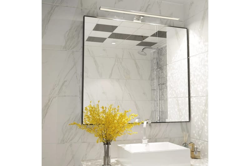 Spejllampe 8 W Varm Hvid - Sølv - Badeværelseslampe væg