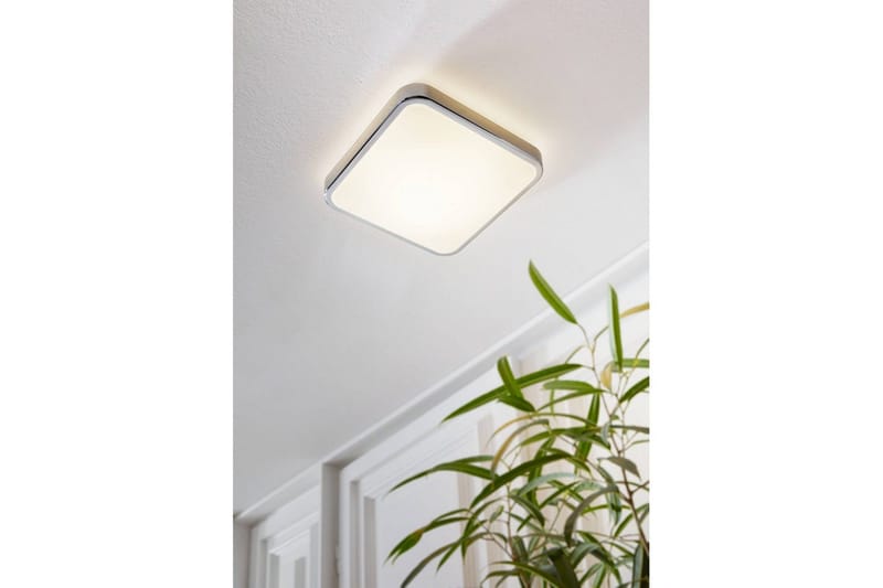 Loftlampe Eglo Manilva 1 - Hvid/Krom - Belysning - Badeværelsesbelysning