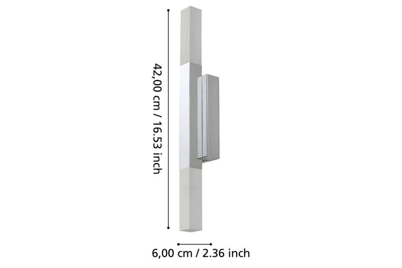 Spejlbelysning Eglo Alcudia Krom Satineret - Krom - Belysning - Badeværelsesbelysning