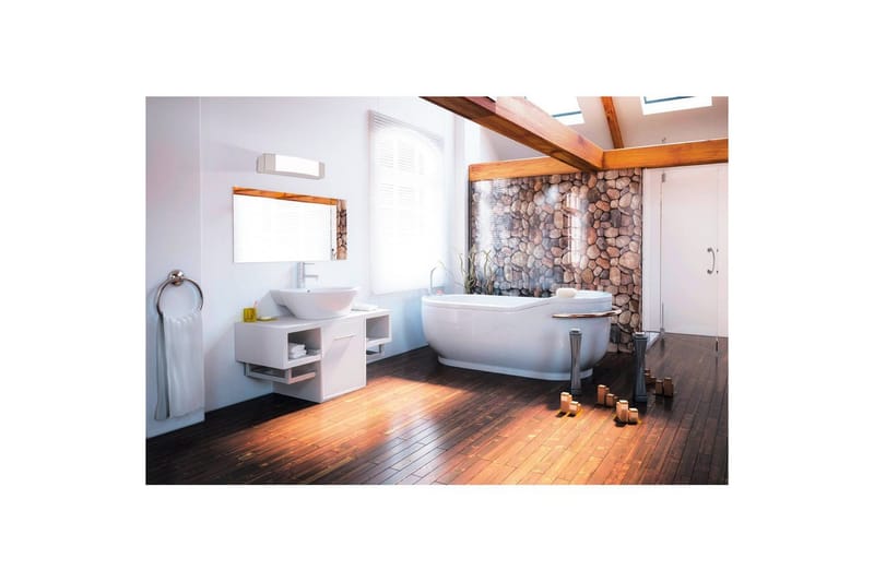 Spejlbelysning Eglo Siderno 350 mm - Sølv - Belysning - Badeværelsesbelysning