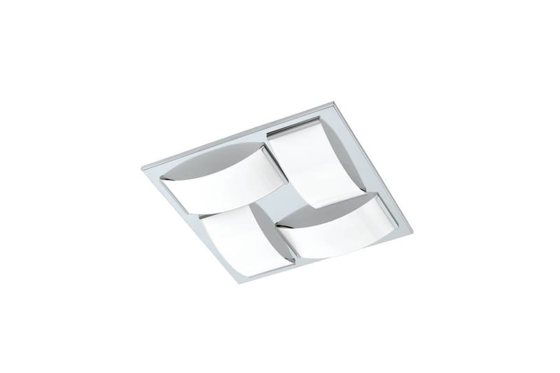 Væg-/Loftlampe Eglo Wasao 1, Hvid/Krom