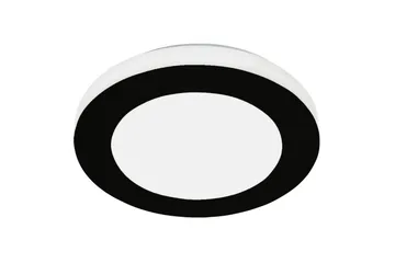 Væglampe/Taklampe Eglo Led Carpi 300 mm, Sort, Hvid - Hvid/Sort - Belysning - Badeværelsesbelysning - Badeværelseslampe loft
