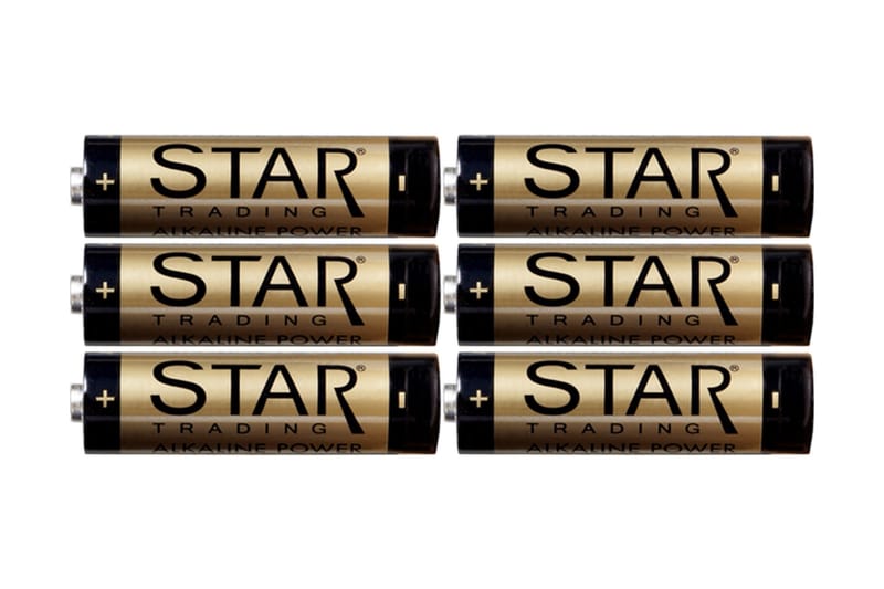 Batteri AA 6 stk - Star Trading - Alkaliske batterier