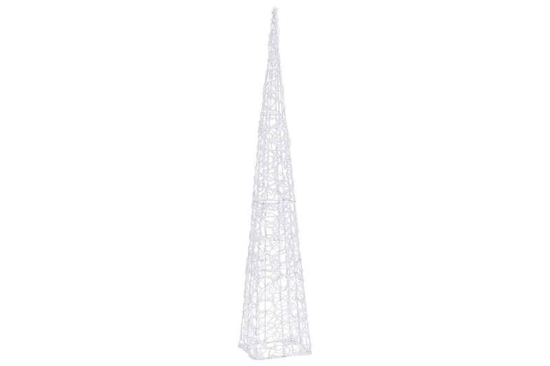 dekorativ LED-lyskegle 120 cm akryl kold hvid - Belysning - Julebelysning - Øvrig julebelysning