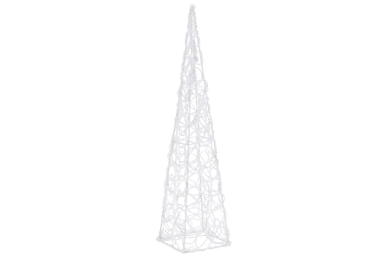 dekorativ LED-lyskegle 60 cm akryl kold hvid - Belysning - Julebelysning - Øvrig julebelysning
