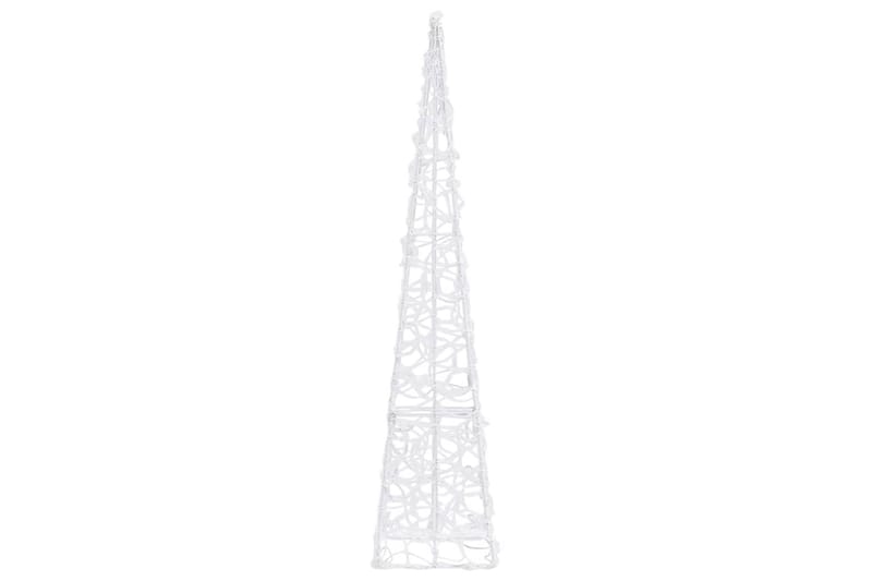 dekorativ LED-lyskegle akryl 90 cm blå - Belysning - Julebelysning - Øvrig julebelysning
