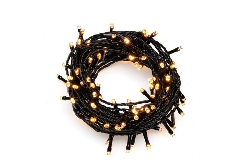 Kæde 1000 amber LED Sort - Kunstsmede - Lyskæde - Øvrig julebelysning