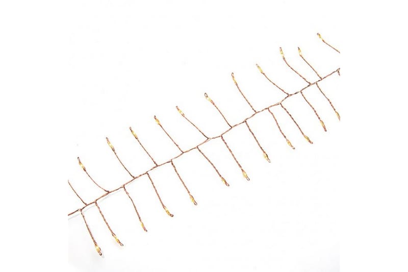 Kæde microcluster amber LED Kobber - Kunstsmede - Øvrig julebelysning - Lyskæde