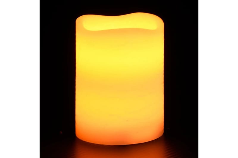 LED-stearinlys 24 stk. med fjernbetjening varmt hvidt lys - Lyserød - Øvrig julebelysning