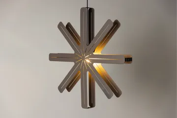 Säfsen Adventsstjerne / Julelampe 80 cm - Mokka - Belysning - Julebelysning - Julelamper