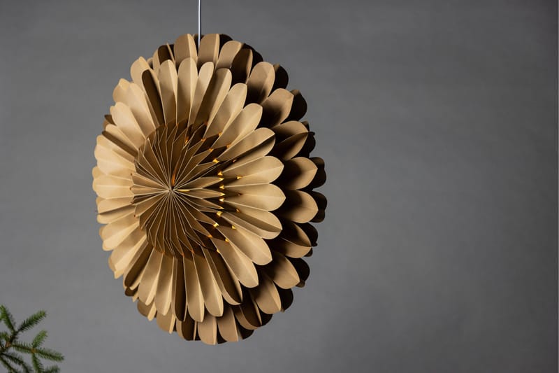 Järvsön Adventsstjerne / Julelampe 60 cm - Brun - Belysning - Julebelysning - Julelamper