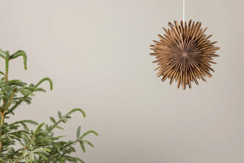 Sälen Adventsstjerne / Julelampe 35 cm - Brun - Belysning - Julebelysning - Julelamper