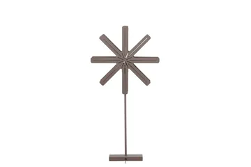 Säfsen Adventsstjerne / Julelampe 40 cm - Mokka - Belysning - Julebelysning - Julestjerne - Julestjerne på fod
