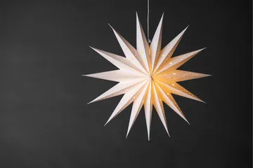 Lindvallen Adventsstjerne / Julelampe 60 cm - Hvid - Belysning - Julebelysning - Julestjerne