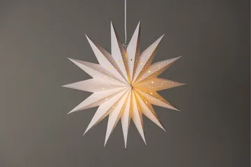 Lindvallen Adventsstjerne / Julelampe 51 cm - Hvid - Belysning - Julebelysning - Julestjerne